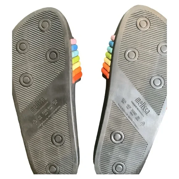 Melissa rainbow slides size 10 - Picture 3 of 3